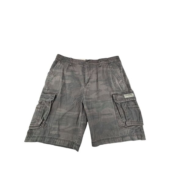 Unionbay Camo Cargo Shorts Mens 42 100% Cotton - Picture 1 of 10